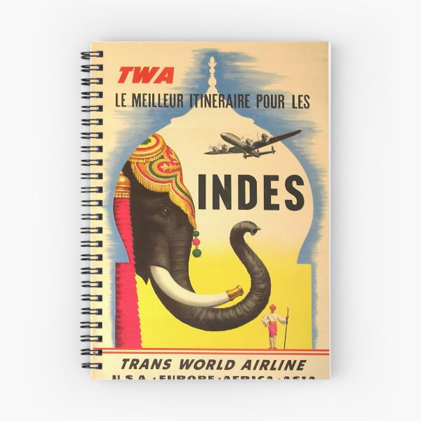 Aperçu de l'œuvre Indes affiche vintage créée et vendue par stickart-marek.