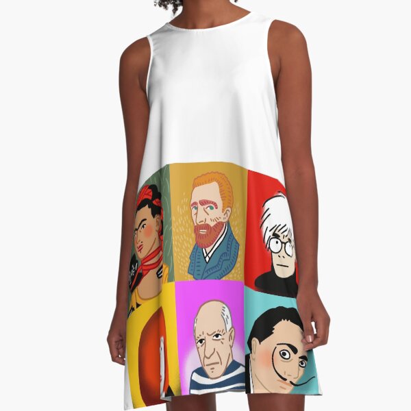 Iconic Artists A-Line Dress