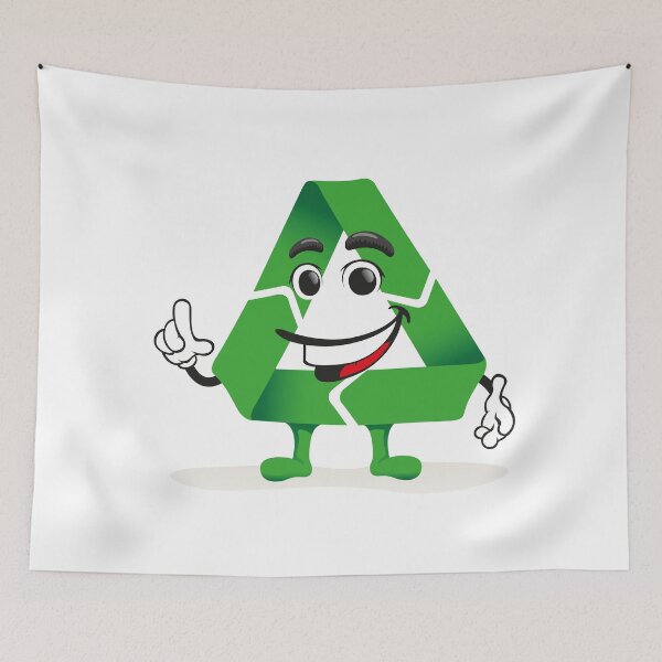 Item preview, Illustration of a character mascot recycling green, ecology and sustainability, ideal for training and internal matter designed and sold by LucianoCosmo.