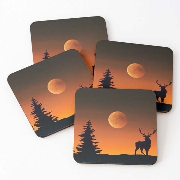 Item preview, A Deer in Moonlight designed and sold by silensium.