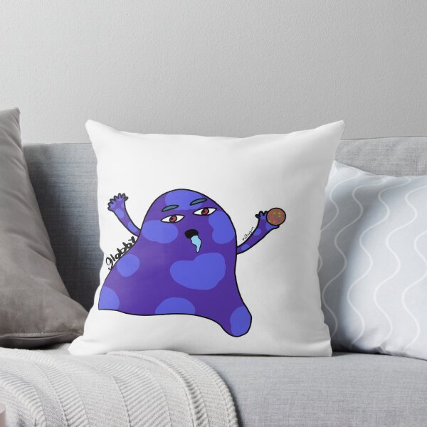 Item preview, Globby The Cute Hungry Monster designed and sold by stickerartistt.