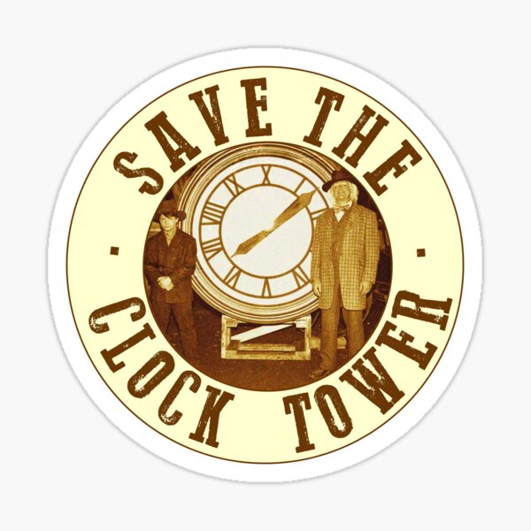 Sauver la tour de l'horloge Sticker