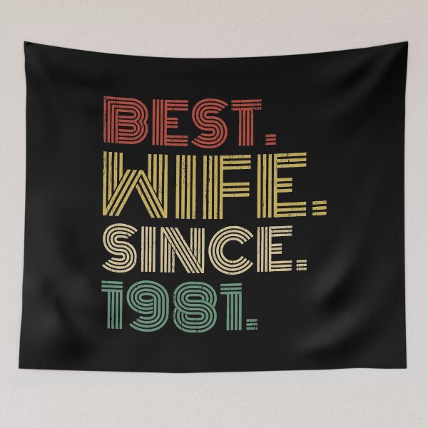 Item preview, Best Wife Since 1981 - Wedding Anniversary Gift designed and sold by nana1099.