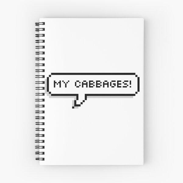 Item preview, My Cabbages! Pixel Speech Bubble designed and sold by Lemon  Merch.