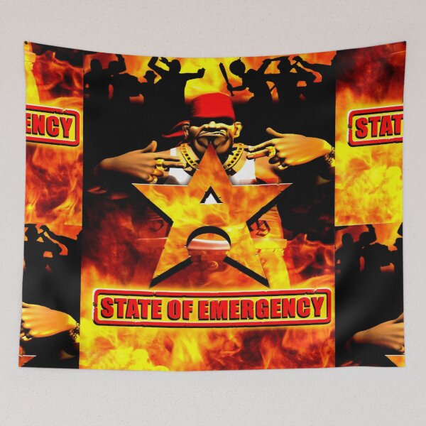 Item preview, State Of Emergency 1 - Playstation Original Box Cover Art  #1 designed and sold by Brazz Official.