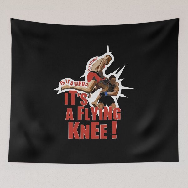 Item preview, Flying Knee - Mixed Martial Arts designed and sold by WaltTheAdobeGuy.
