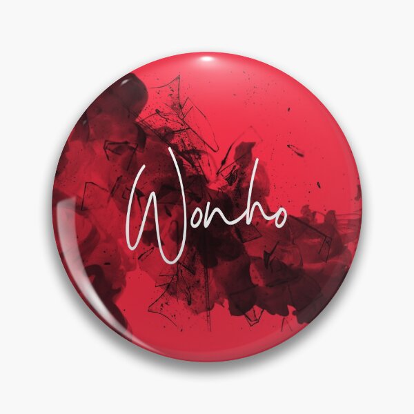 Item preview, Wonho red ink smashed glass designed and sold by LeighsDesign.