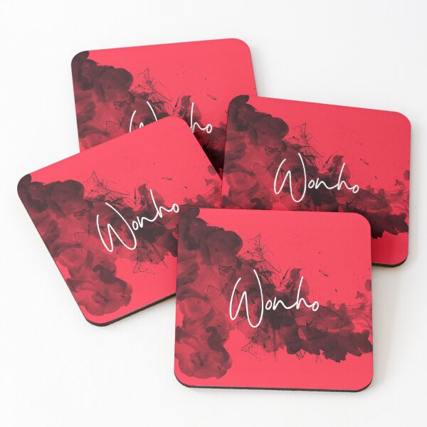 Item preview, Wonho red ink smashed glass designed and sold by LeighsDesign.