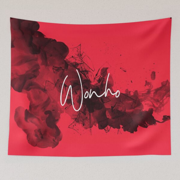 Item preview, Wonho red ink smashed glass designed and sold by LeighsDesign.