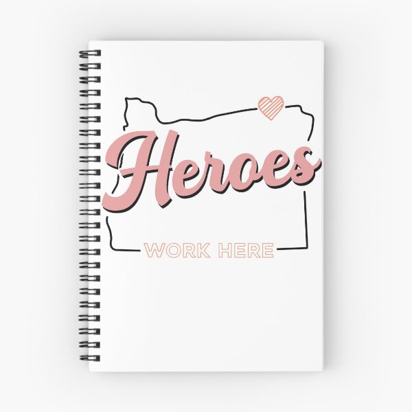 Item preview, Heroes Work Here Oregon designed and sold by DubstepDrop.