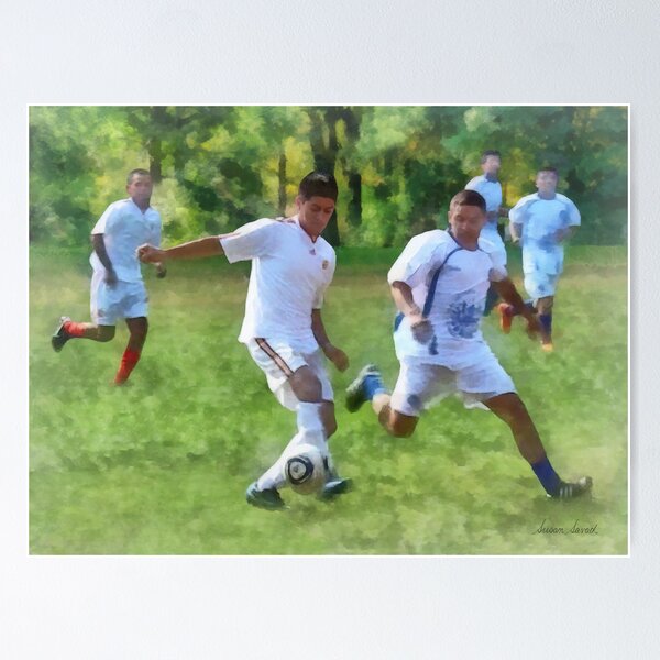 Item preview, Kicking Soccer Ball designed and sold by Susan Savad.