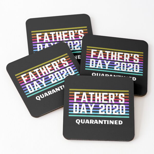 Item preview, Father's Day 2020 Quarantined Slim Fit T-Shirt designed and sold by PODLAVADIA ⭐ ⭐ ⭐ ⭐ ⭐.