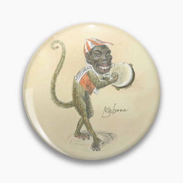 Item preview, Baboon with a tamborine by Charles Briton designed and sold by ebrawne.
