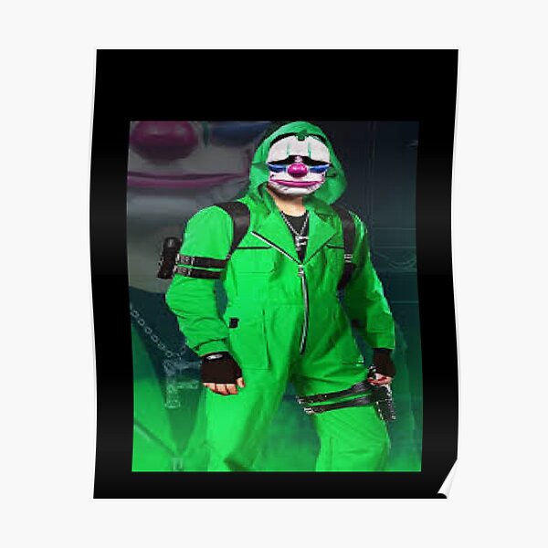 Criminal Green Free Fire Poster For Sale By Ss Redbubble