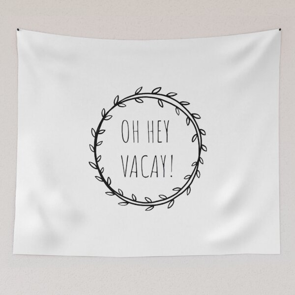 Item preview, Black Oh Hey Vacay! designed and sold by Dots and Dashes  Co..