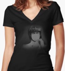 Le Mans Women's Fitted V-Neck T-Shirt