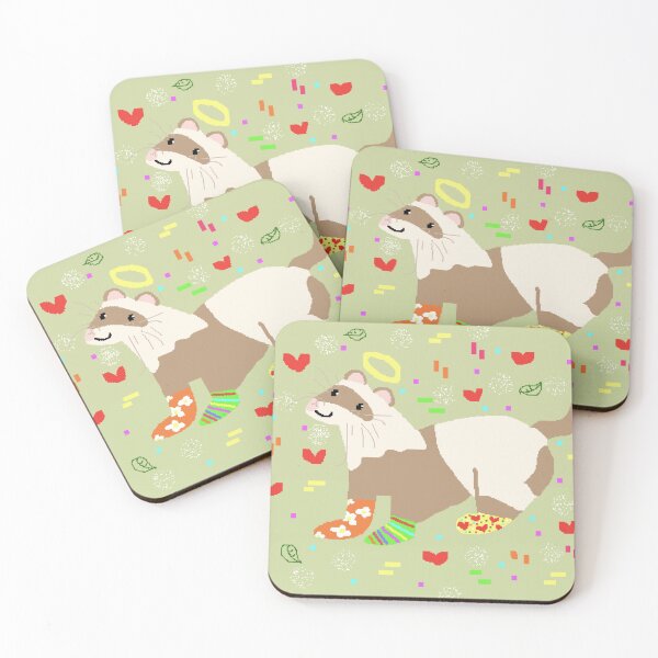 Item preview, funky sock ferret  designed and sold by 2maie.