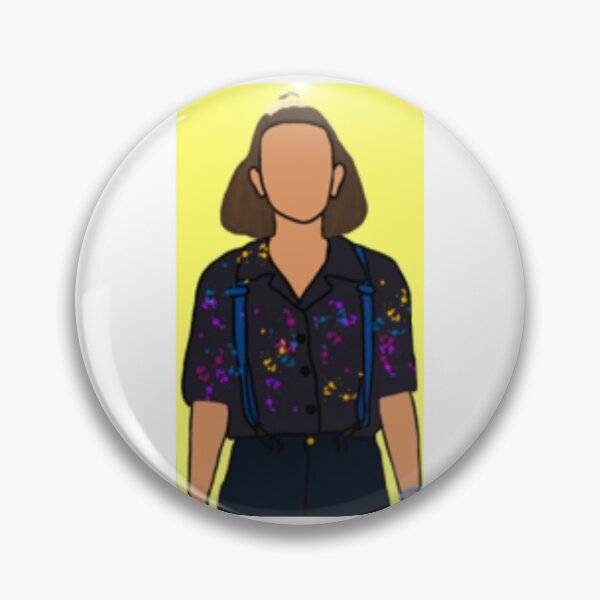 Mille Bobby Brown Pins And Buttons Redbubble - eleven stranger things roblox