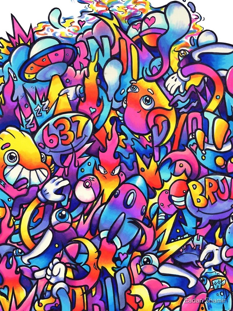 K Y O T O  D R E A M S // Copic Marker Doodle iPhone Case