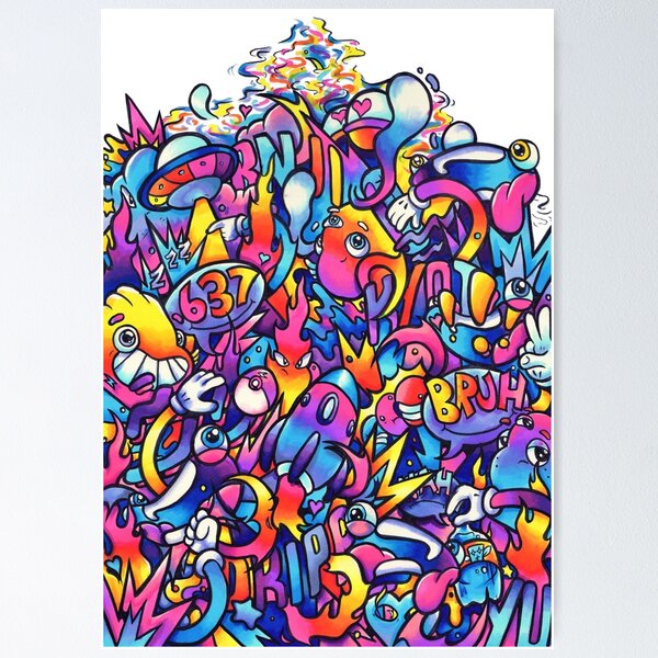 Item preview, K Y O T O  D R E A M S // Copic Marker Doodle designed and sold by Eadan Shamir.