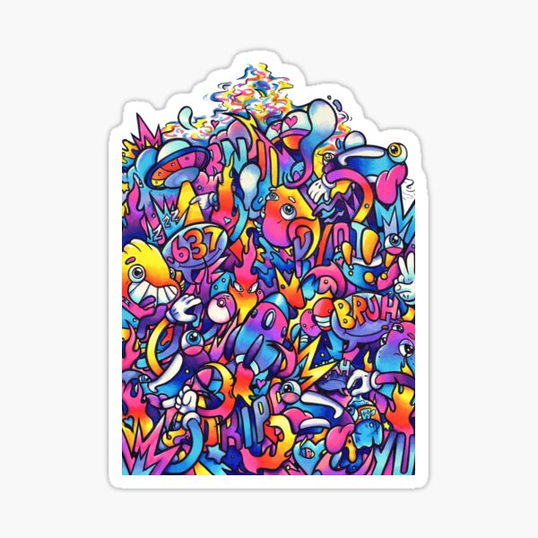 K Y O T O D R E A M S // Copic Marker Doodle Sticker