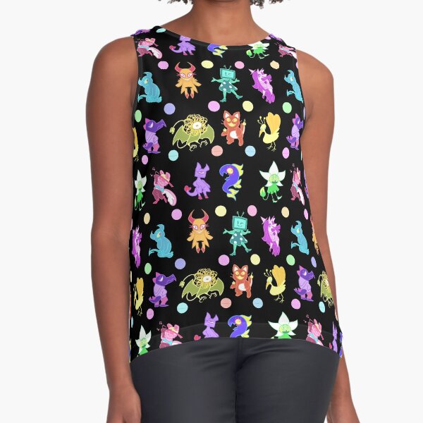 Monster Party Sleeveless Top