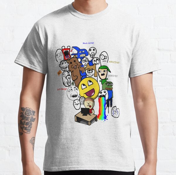 Epic Face T Shirts Redbubble - the robox firefox baseball team roblox