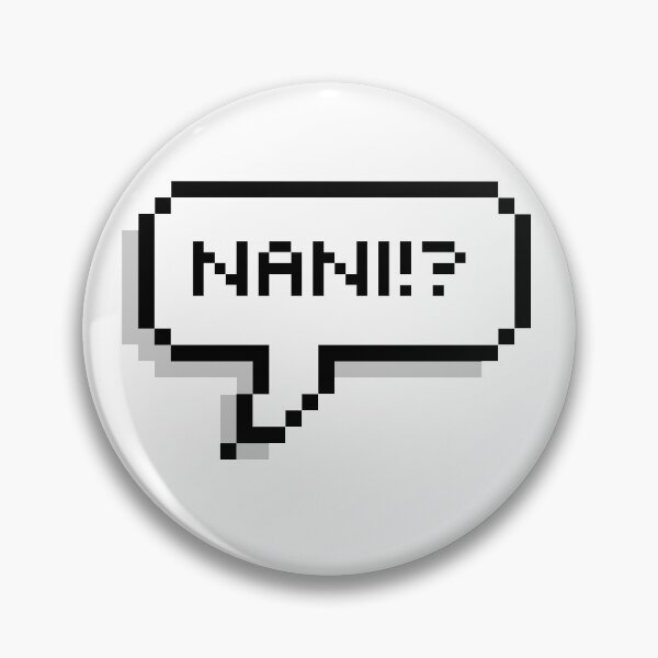 Item preview, Nani!? Pixel Speech Bubble designed and sold by Lemon  Merch.