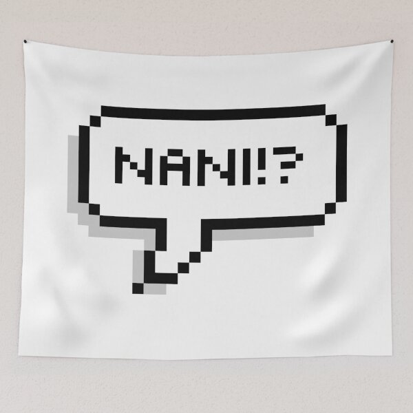 Item preview, Nani!? Pixel Speech Bubble designed and sold by Lemon  Merch.