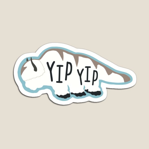 Item preview, Appa Inspired Yip Yip Digital Illustration designed and sold by Zoe Abner.