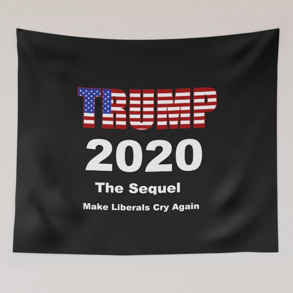 Item preview, Trump 2020 Make Liberals Cry Again POTUS Election USA American Flag designed and sold by Draculaura2009.