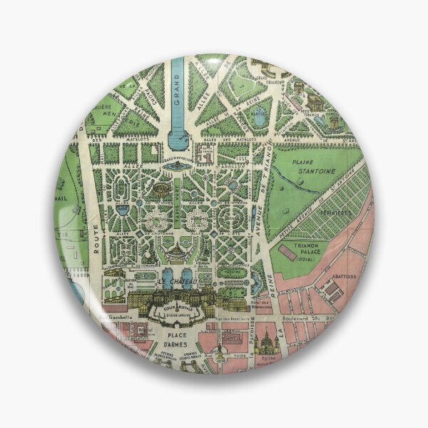 Item preview, Pocket Map of Versailles 1931 designed and sold by abbazabba.