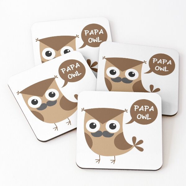 Artikelvorschau, PAPAOWL Eulenfamilienentwurf für, die Eule lieben. entworfen und verkauft von maipadpro.