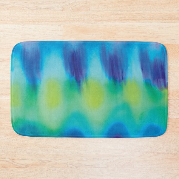 Item preview, Watery Tie Dye in Blues, Greens and Purples designed and sold by Leslie Rogers Todder.
