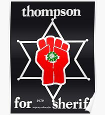 Póster Thompson para el sheriff 2 para la oscuridad