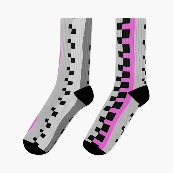 Item preview, Candystripe - Hot Pink Black Grey and White Stripes Pattern designed and sold by Pam Blackstone.