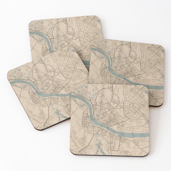 Item preview, Daugavpils Sepia Map designed and sold by CPTVDesign.