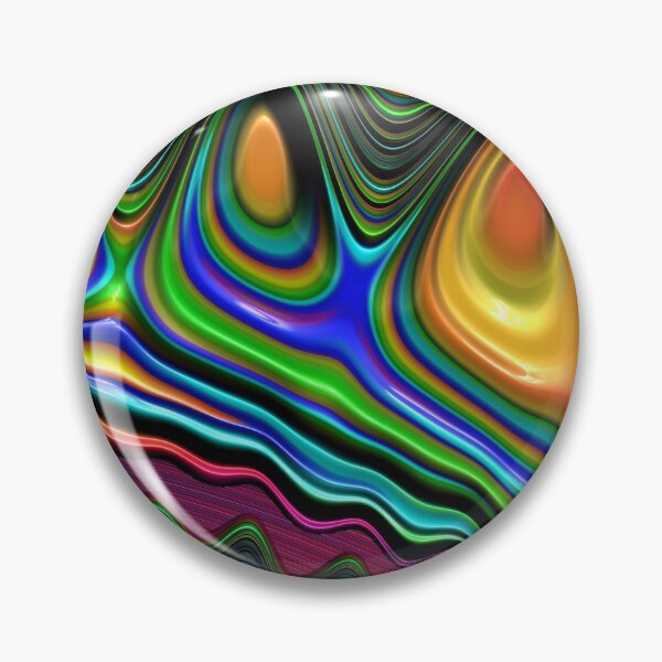 Item preview, Party Time - Wavy Rainbow Abstract Art Gnarl Fractal Pride LGBTQ designed and sold by Pam Blackstone.