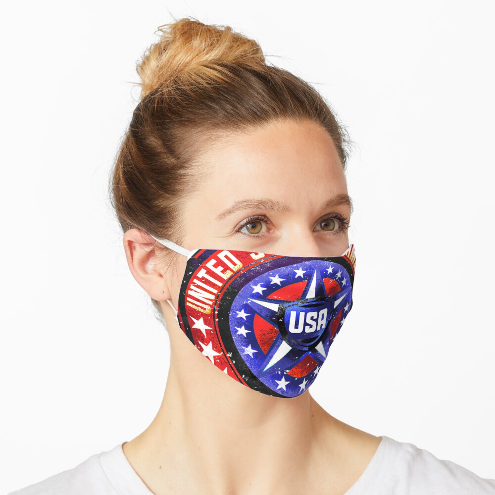USA Round Star Mask