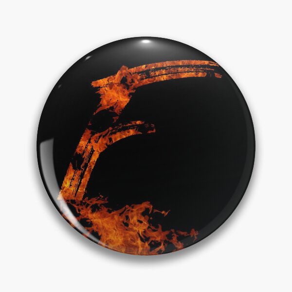Item preview, Burning on Fire Letter F designed and sold by hatimelhag.