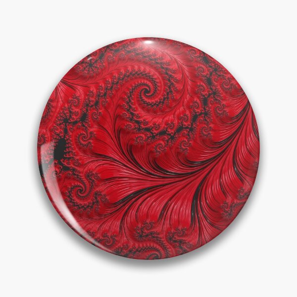 Item preview, Imperial Dragon - Abstract Art Red and Black Spiral Fractal  designed and sold by Pam Blackstone.
