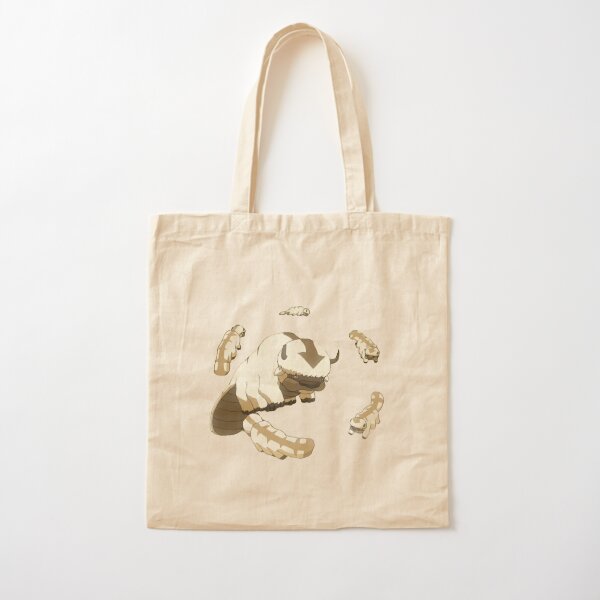 Appa and Baby Sky Bisons Cotton Tote Bag