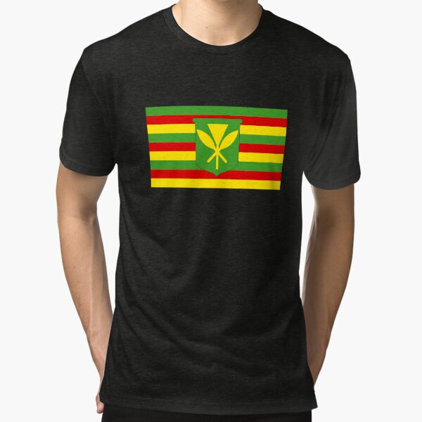 Hawaii Kanaka Flag Polynesian T-Shirt