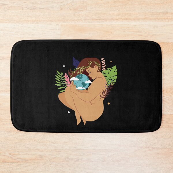 Item preview, Woman Hugging Earth Floral Light Brown Skinned designed and sold by Maria Simone.