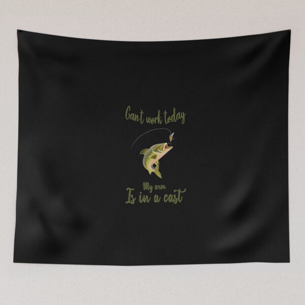 Item preview, Fishing,funny fishing,Mens Fishing,Fishing Graphic,Fisherman Gifts,Present For fisherman,I Cant Work My Arm is in a Cast designed and sold by adnane4off.