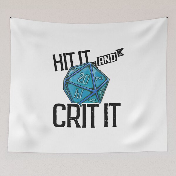 Item preview, Hit It & Crit It - Ice D20 designed and sold by RoamingGeek.