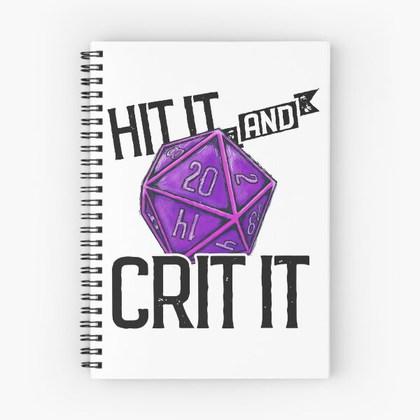 Item preview, Hit It & Crit It - Regal D20 designed and sold by RoamingGeek.