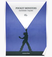 Pocket Monsters - Version Blue Poster