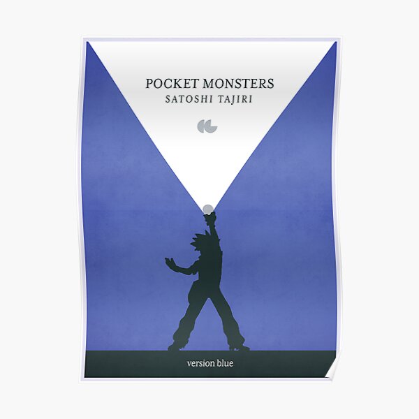 Pocket Monsters - Version Blue Poster