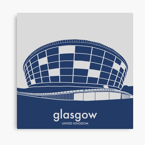 Glasgow Skyline Canvas Prints Redbubble